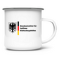 Emaille Tasse BUNDESINSTITUT PFEIFEN