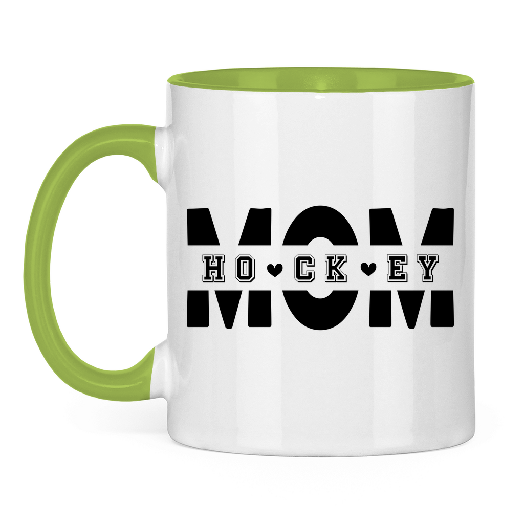 Tasse zweifarbig HOCKEYMOM