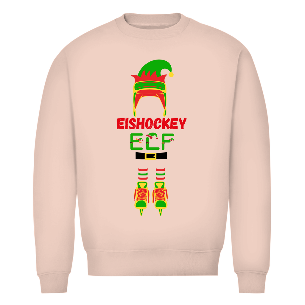 Unisex Sweatshirt HOCKEY ELF - personalisierbar -