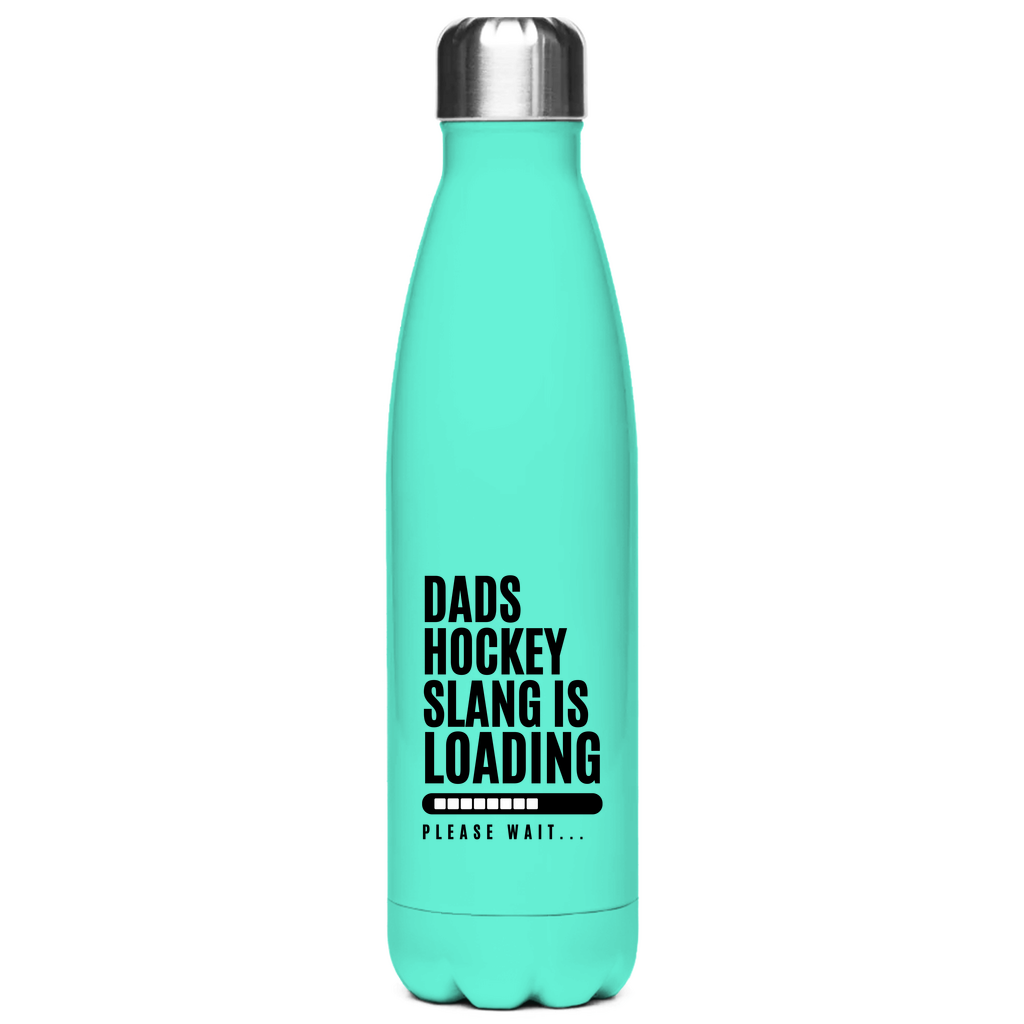 Edelstahl-Thermoflasche HOCKEYDADS SLOGAN
