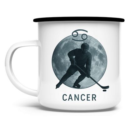 Emaille Tasse STERNZEICHEN CANCER / KREBS