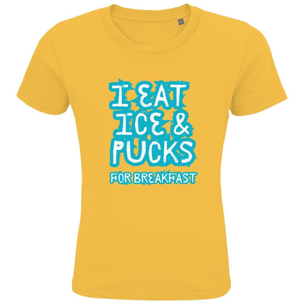 Kids T-Shirt ICE & PUCKS FOR BREAKFAST