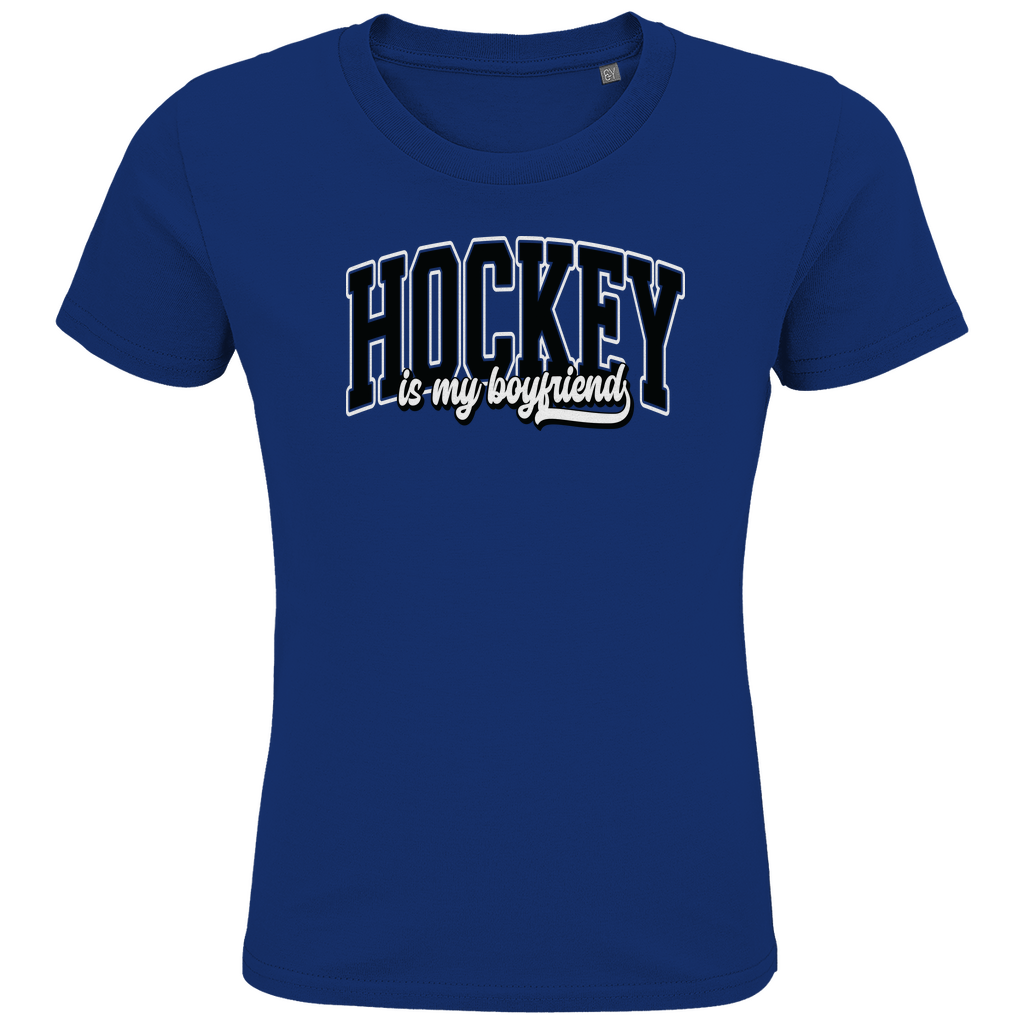 Kids T-Shirt HOCKEY IS MY BOYFRIEND