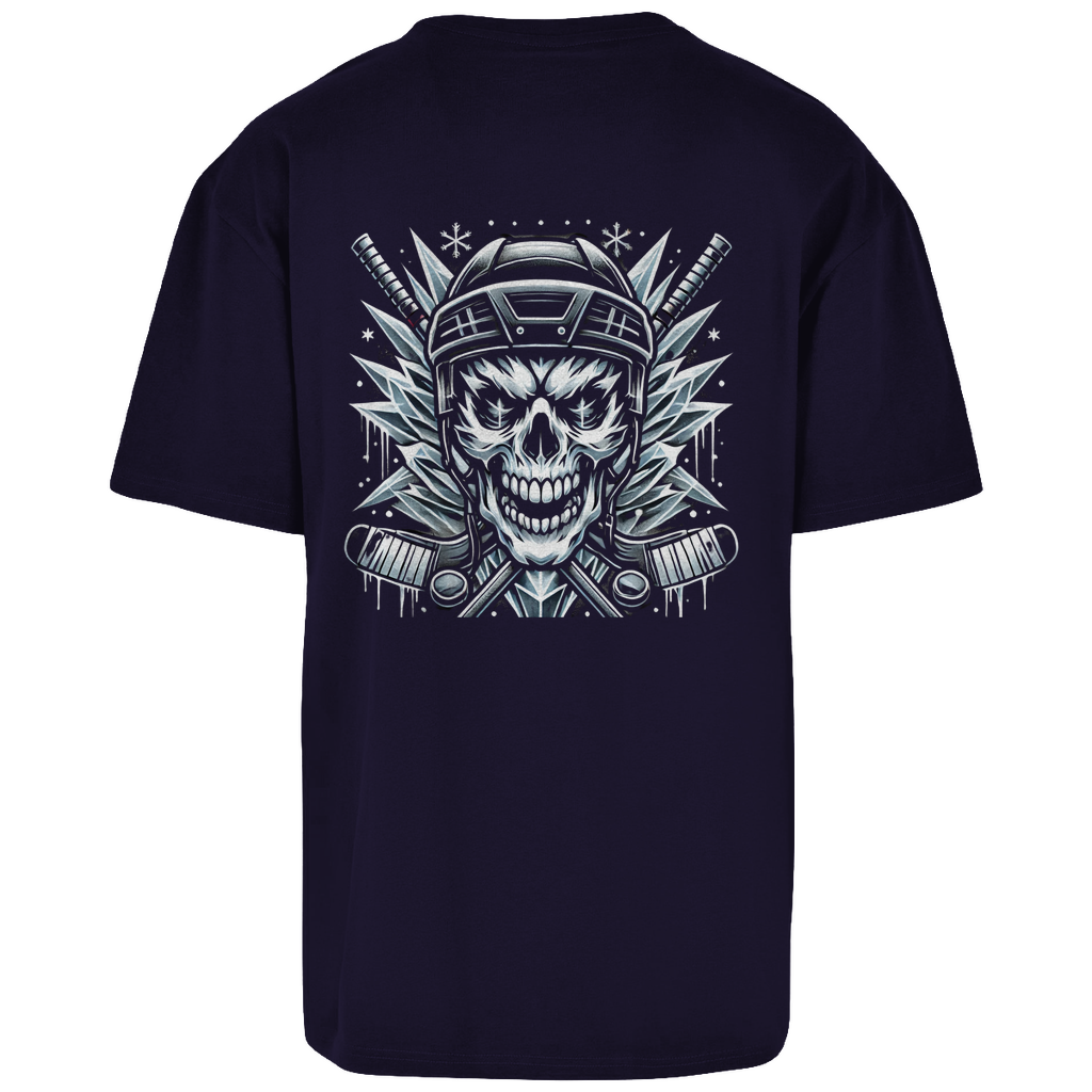 Oversize T-Shirt HOCKEY SKULL (back)