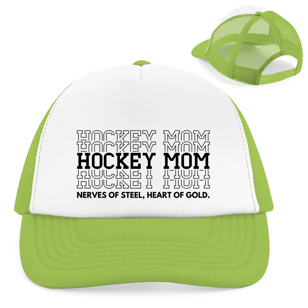Retro Cap HOCKEYMOM NERVES & HEART