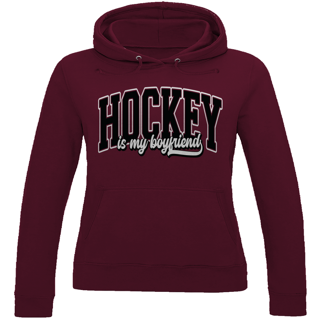 Ladies Hoodie  HOCKEY IS MY BOYFRIEND