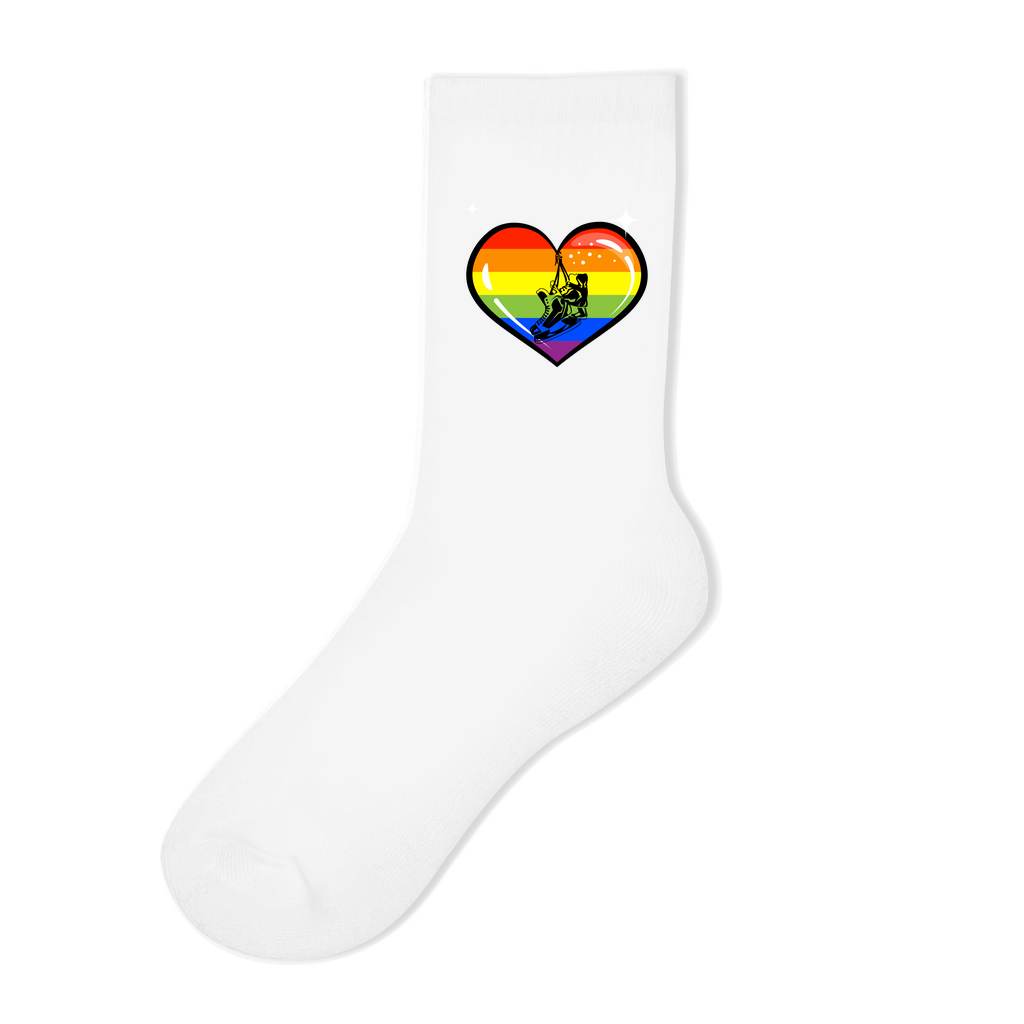 Socken  RAINBOW SKATE HEART