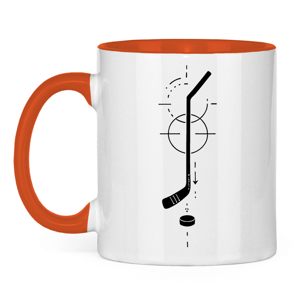 Tasse zweifarbig HOCKEYSTICK MODERN