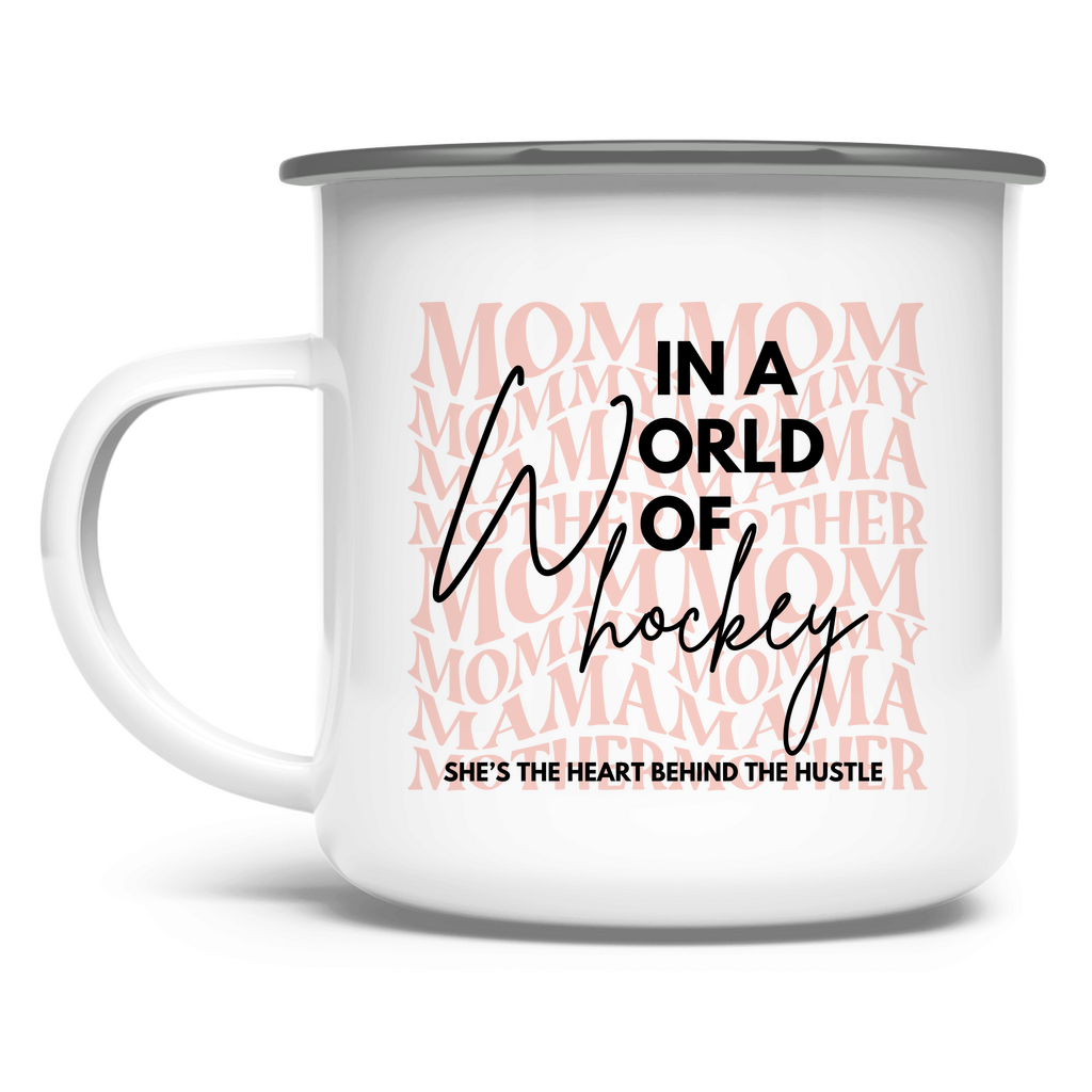 Emaille Tasse WORLD OF HOCKEY - MOM