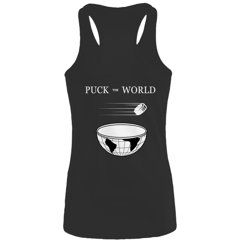 Ladies Tank Top PUCK THE WORLD (front&back)