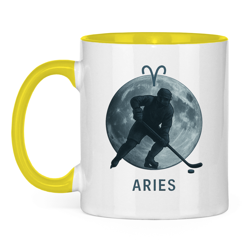 Tasse zweifarbig STERNZEICHEN ARIES / WIDDER