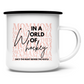 Emaille Tasse WORLD OF HOCKEY - MOM