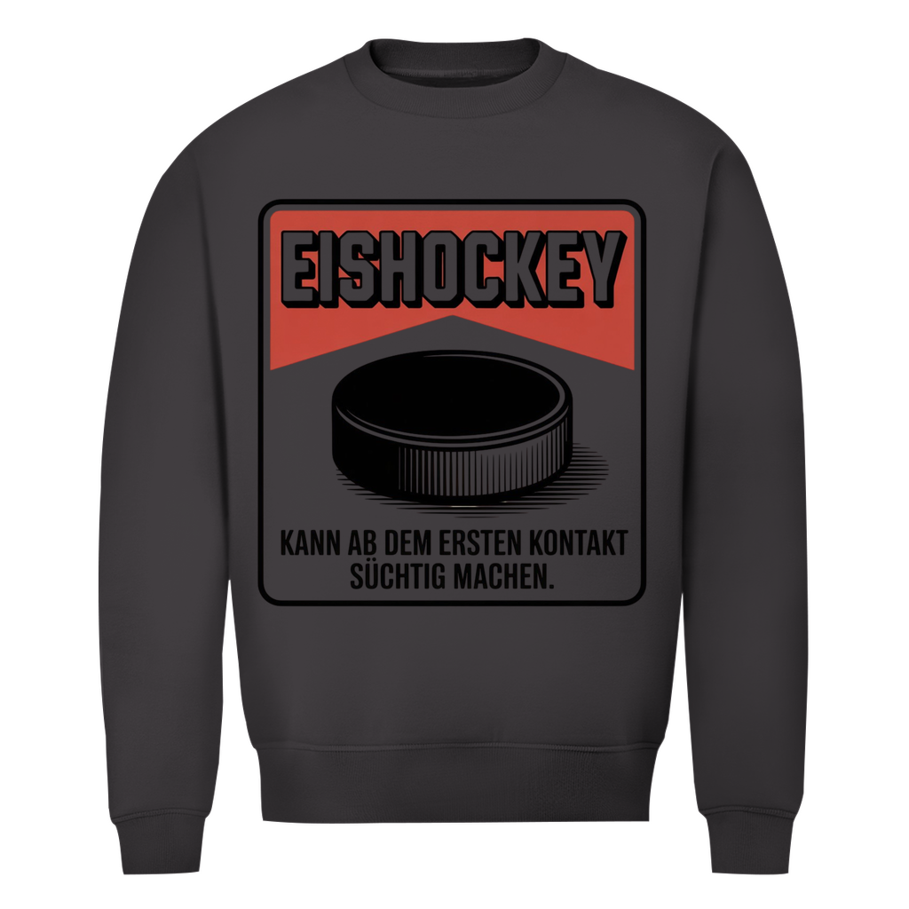 Unisex Sweatshirt  EISHOCKEY ZIGARETTENSCHACHTEL