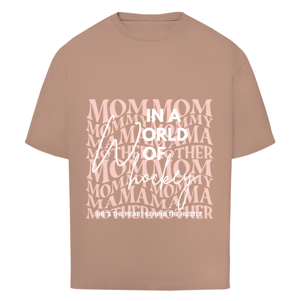 Oversize T-Shirt WORLD OF HOCKEY - MOM