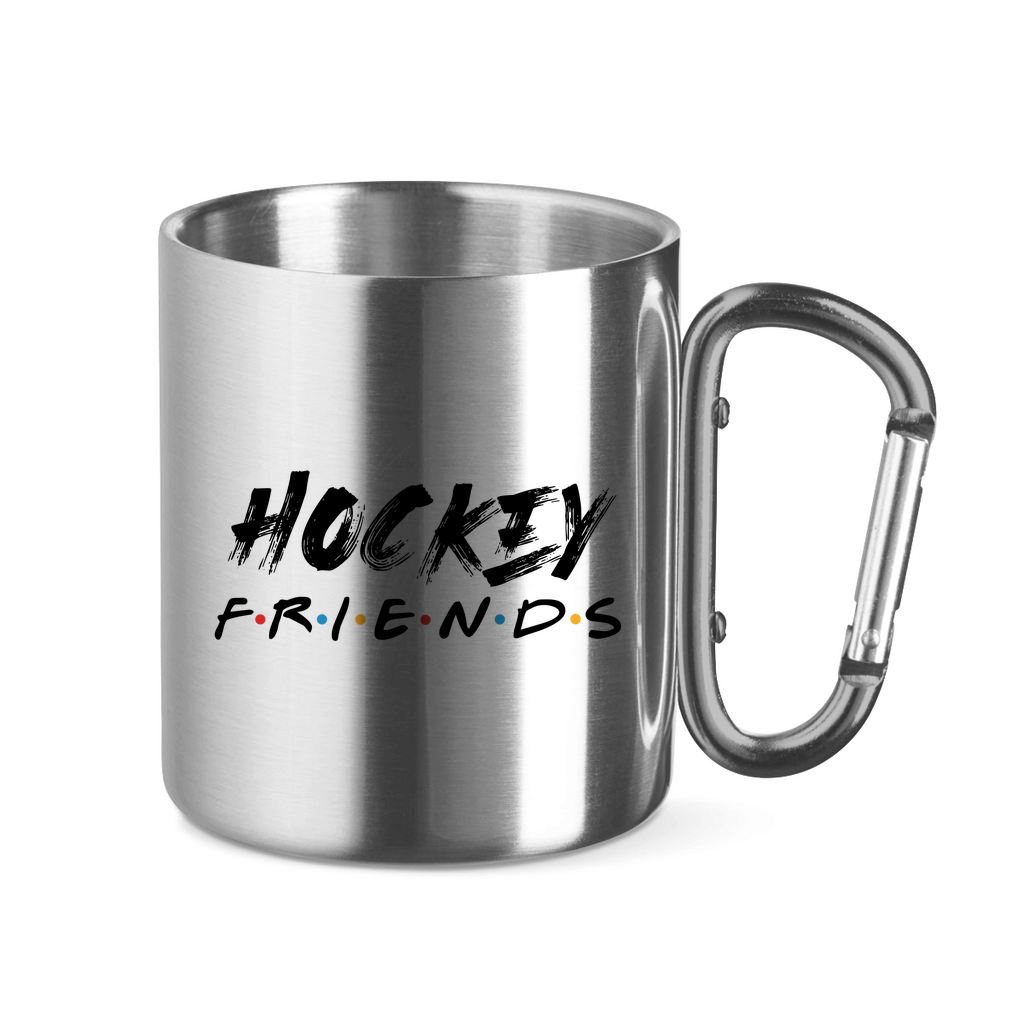 Edelstahltasse mit Karabinergriff HOCKEY FRIENDS (FRIENDS EDT.)