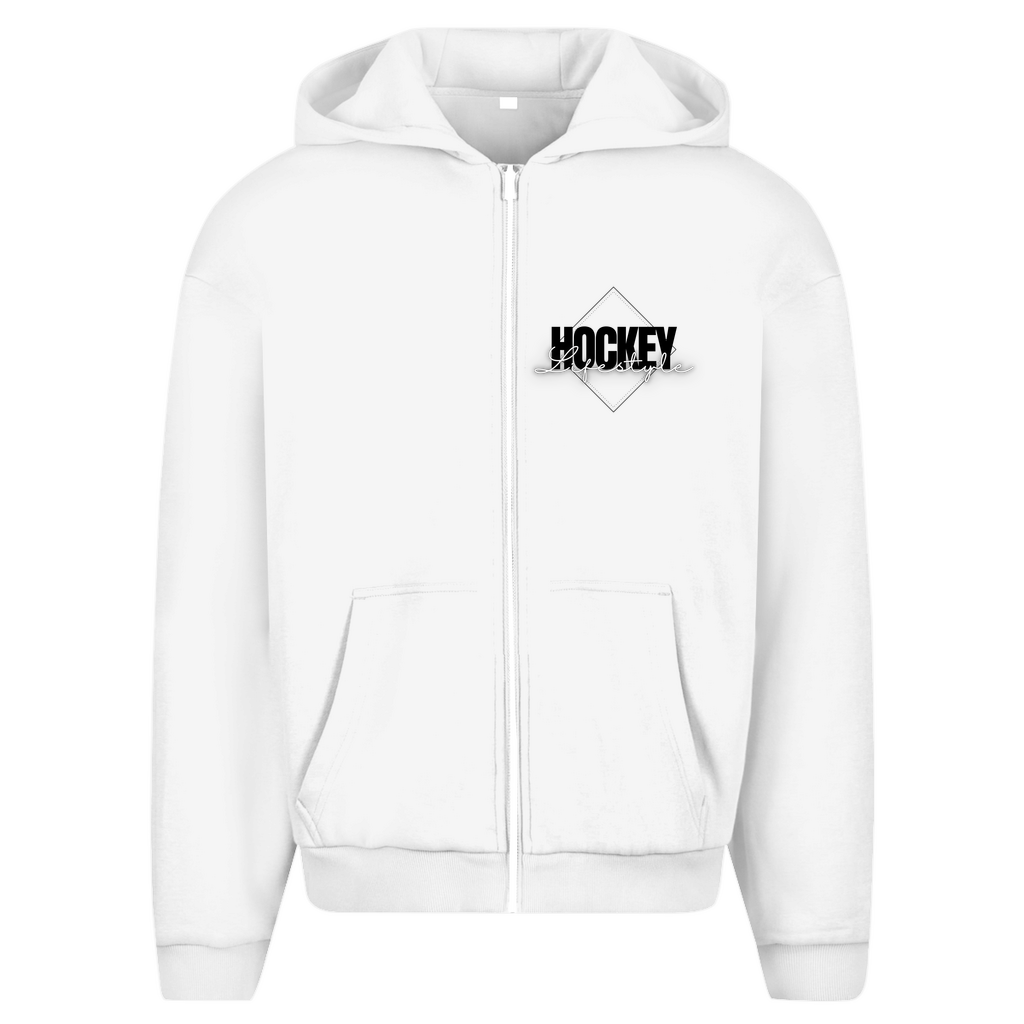 Oversize Zipper HOCKEY LIFESTYLE (front&back)