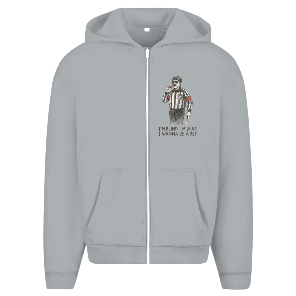 Oversize Zipper WANNA BE A REF (front&back)