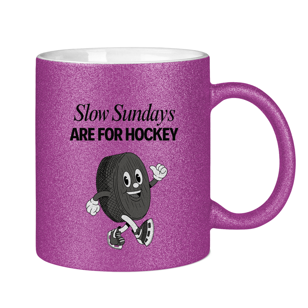 Glitzertasse SLOW SUNDAYS
