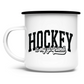 Emaille Tasse HOCKEY IS MY GIRLFRIEND