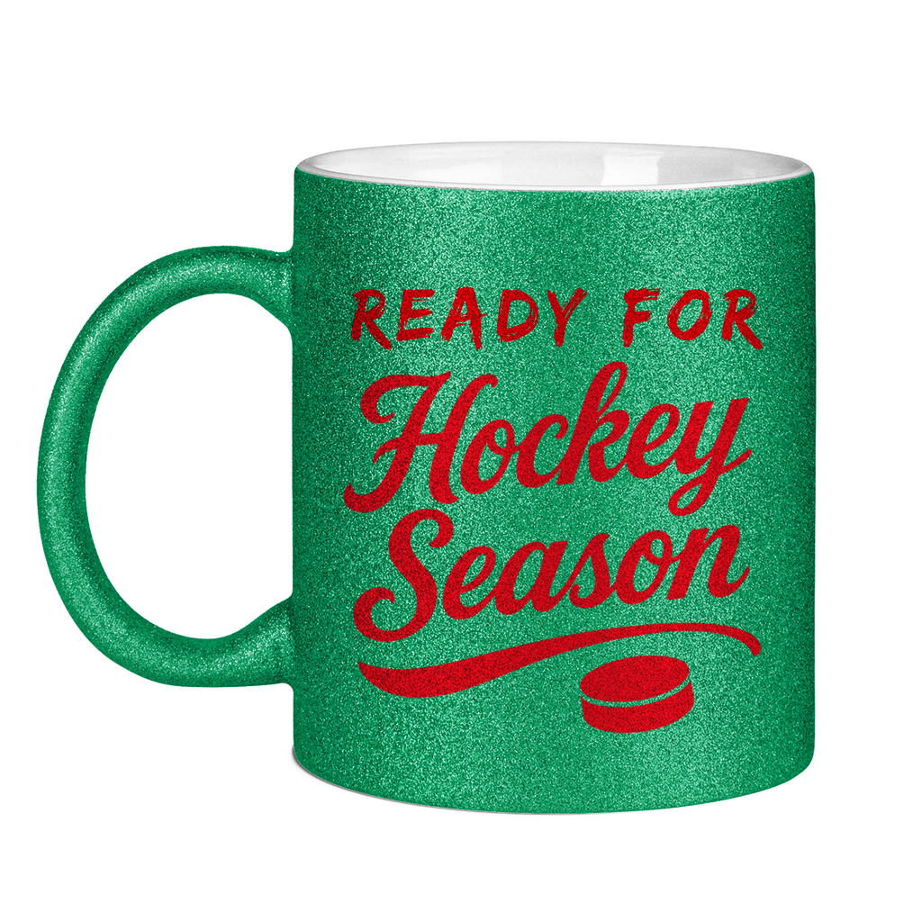 Glitzertasse READY FOR HOCKEY SEASON