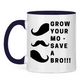 Tasse zweifarbig GROW YOUR MO