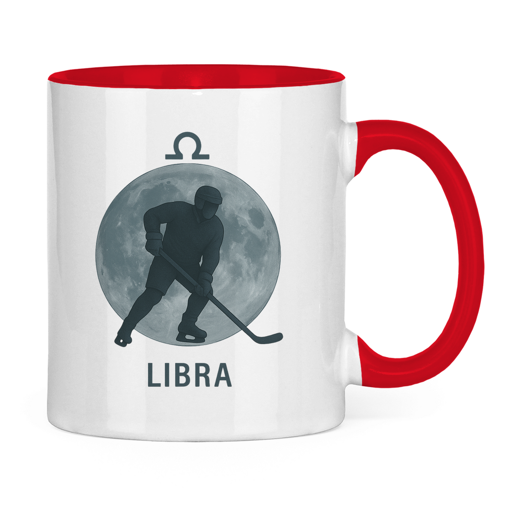 Tasse zweifarbig STERNZEICHEN LIBRA / WAAGE