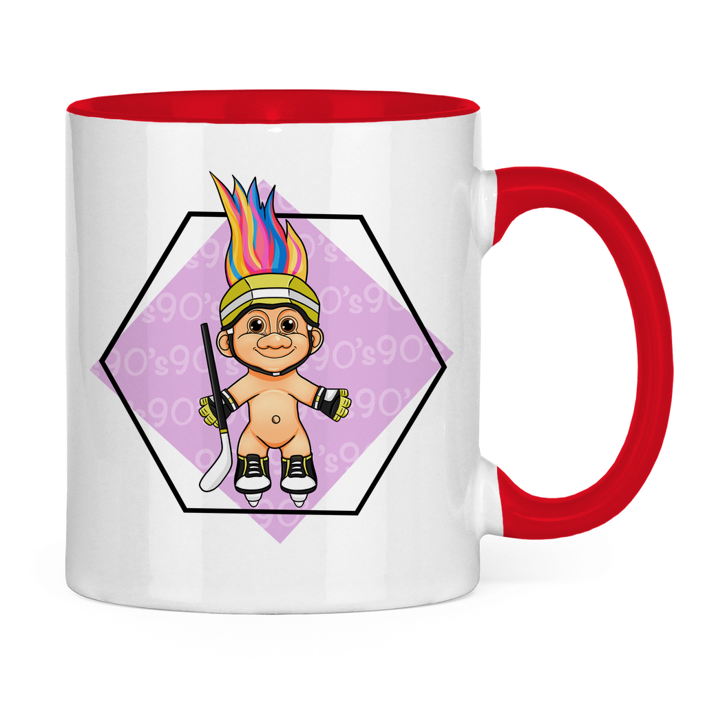 Tasse zweifarbig HOCKEYTROLL