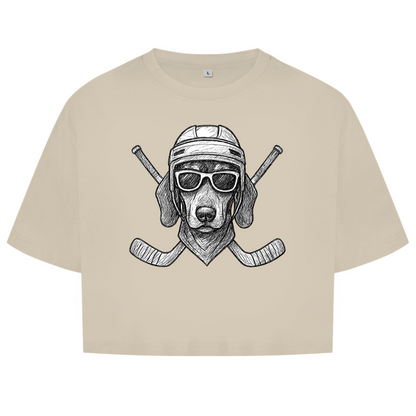 Ladies Crop Top COOL HOCKEYDOG