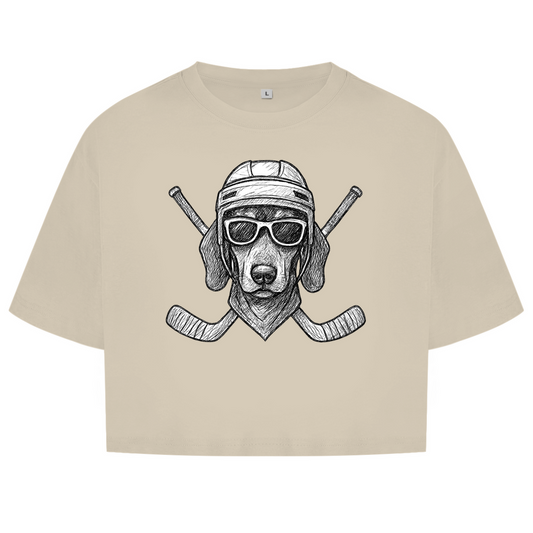 Ladies Crop Top COOL HOCKEYDOG