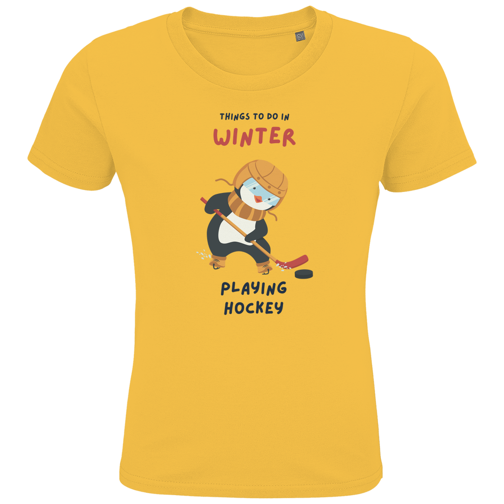 Kids T-Shirt PINGU HOCKEY