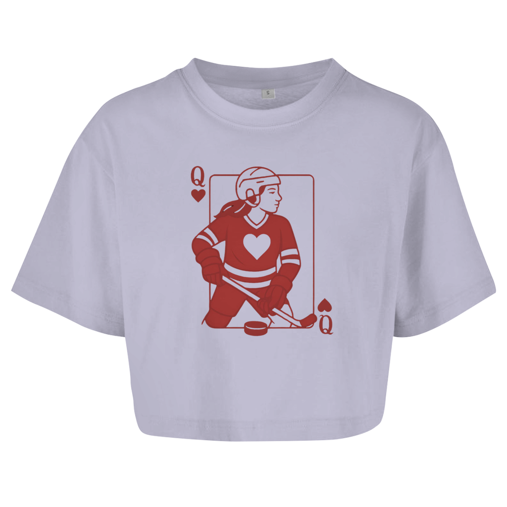 Ladies Crop Top  HOCKEY HERZKÖNIGIN
