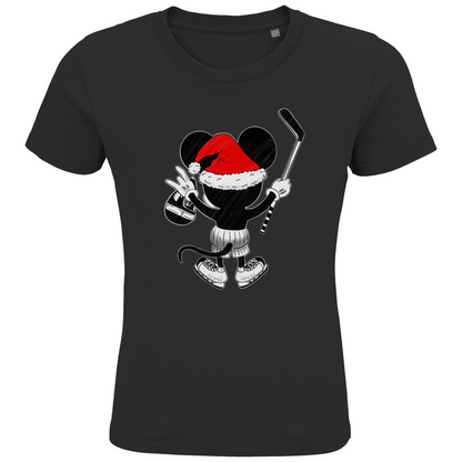 Kids T-Shirt HOCKEY-SANTA-MOUSE