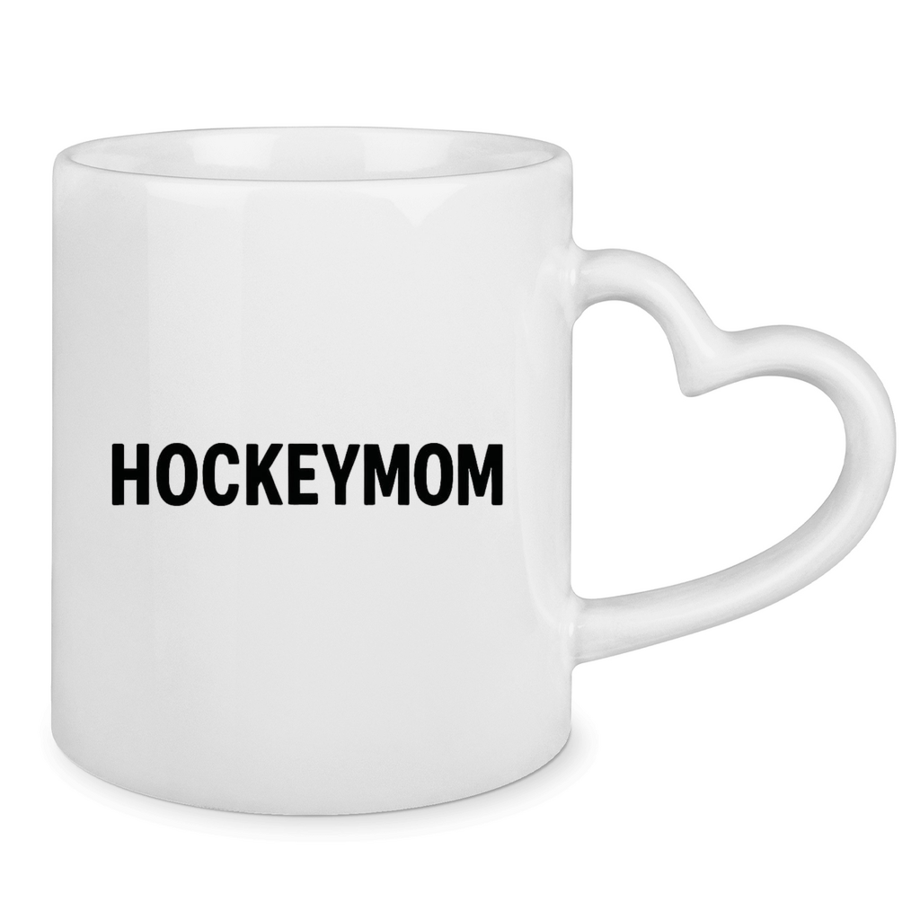 Tasse mit Herzhenkel HOCKEYMOM BRAIN
