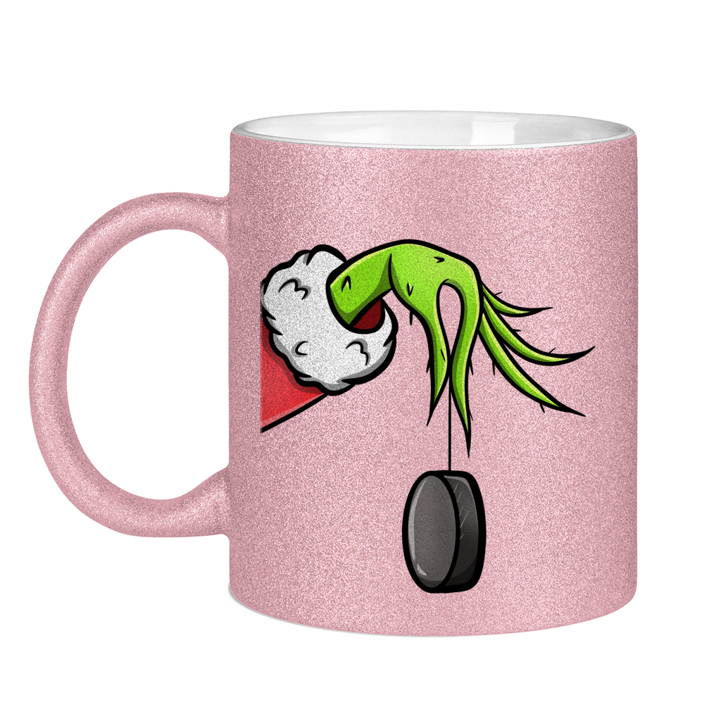 Glitzertasse GRINCH HAND