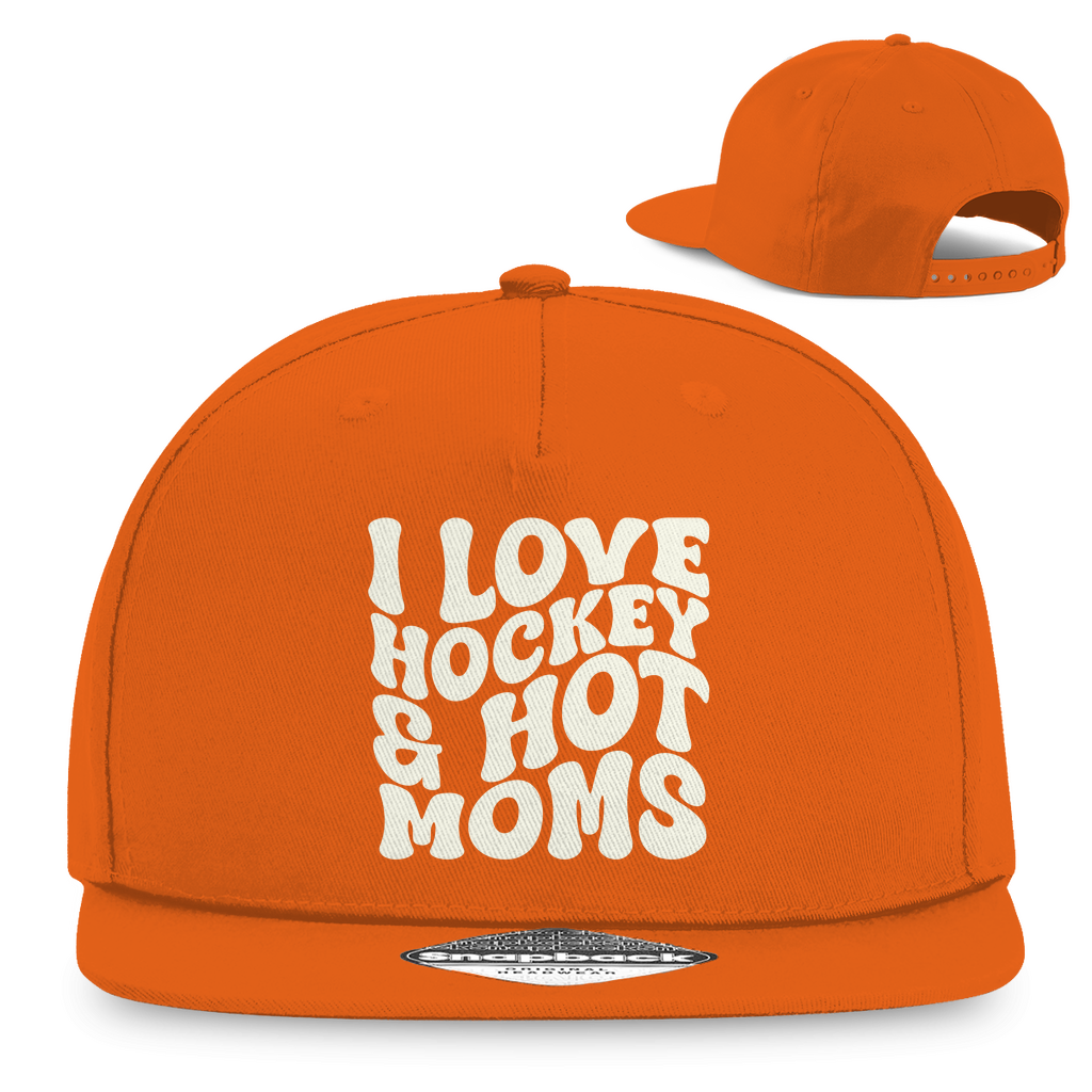 Snapback I LOVE HOCKEY & HOT MOMS