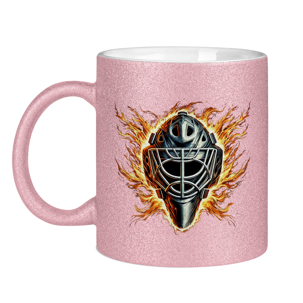Glitzertasse BURNING MASK