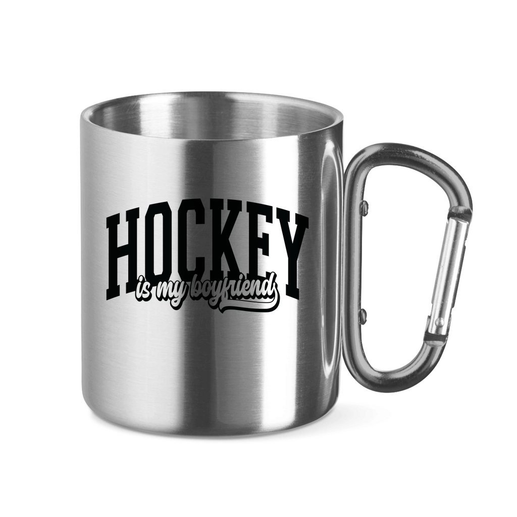 Edelstahltasse HOCKEY IS MY BOYFRIEND