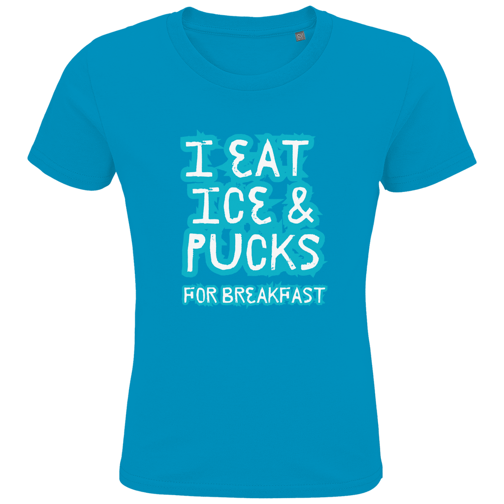 Kids T-Shirt ICE & PUCKS FOR BREAKFAST