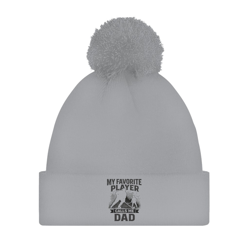 Bommelmütze HOCKEYDAD FAVORITE PLAYER