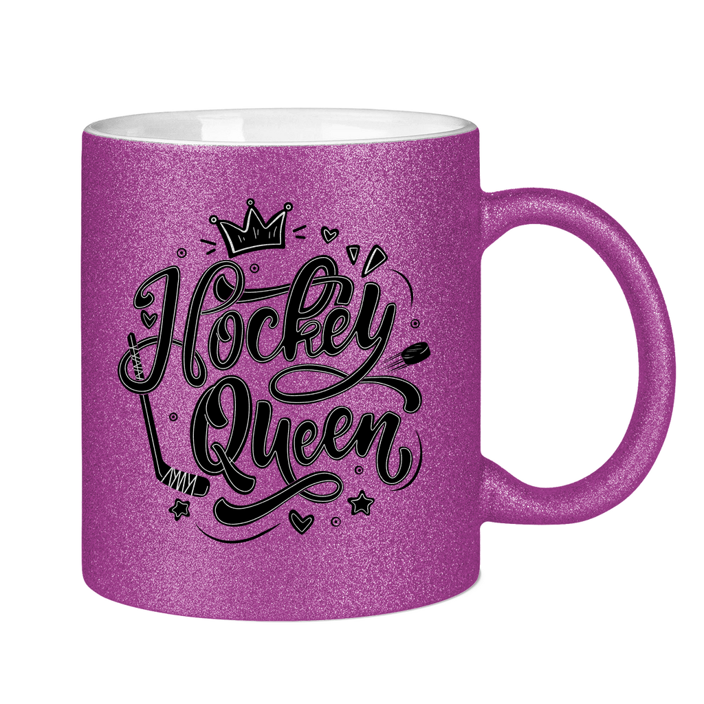 Glitzertasse HOCKEYQUEEN II