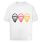 Oversize T-Shirt GOALIE MASKE SCHWARZ-ROT-GOLD