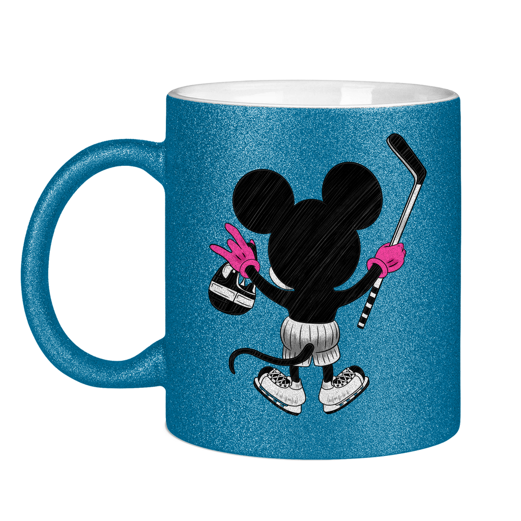 Glitzertasse HOCKEYMOUSE PINK