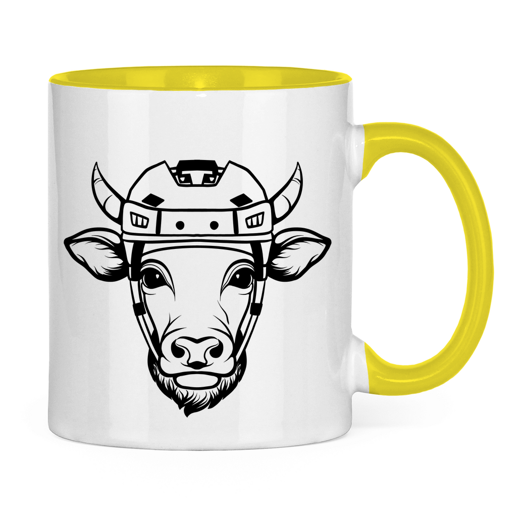 Tasse zweifarbig HOCKEYKUH