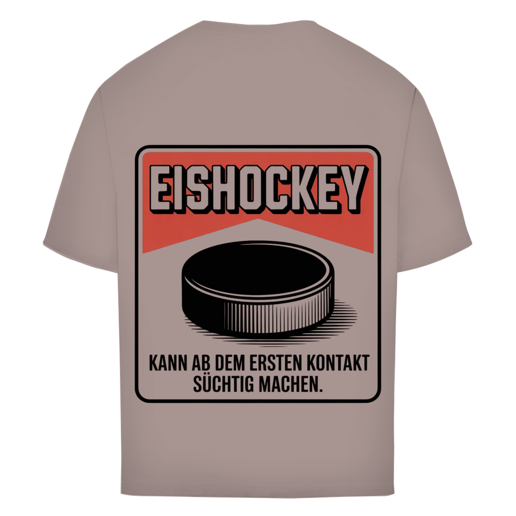 Oversize T-Shirt EISHOCKEY ZIGARETTENSCHACHTEL (back)