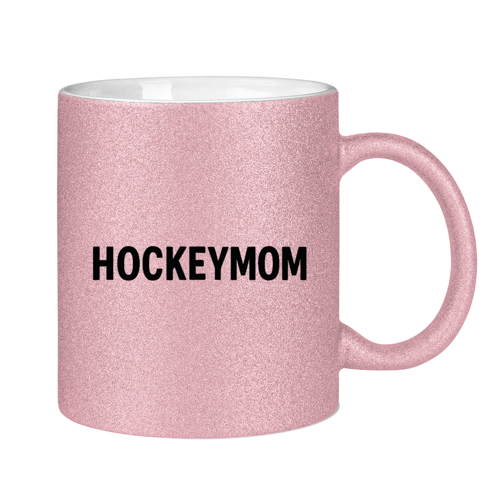 Glitzertasse HOCKEYMOM BRAIN