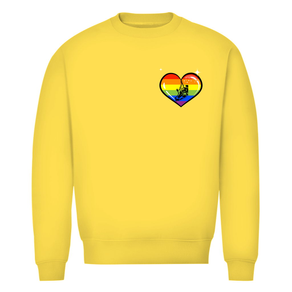 Unisex Sweatshirt RAINBOW SKATE HEART