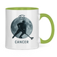Tasse zweifarbig STERNZEICHEN CANCER / KREBS