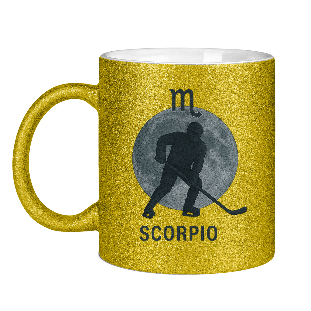 Glitzertasse STERNZEICHEN SCORPIO / SKORPION
