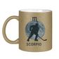 Glitzertasse STERNZEICHEN SCORPIO / SKORPION
