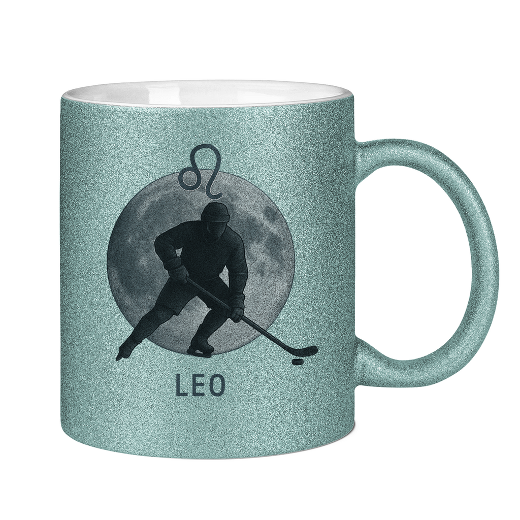 Glitzertasse STERNZEICHEN LEO / LÖWE